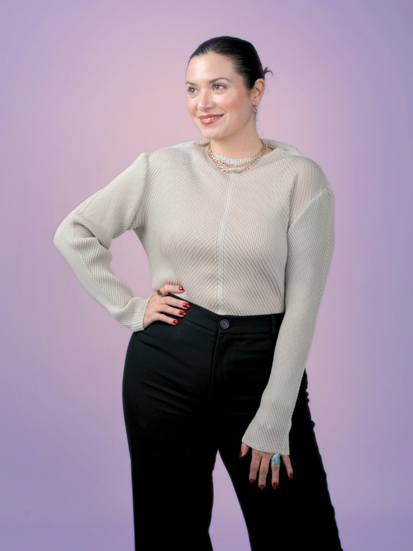 BLUSA ESENCIA - BEIGE - Secondary