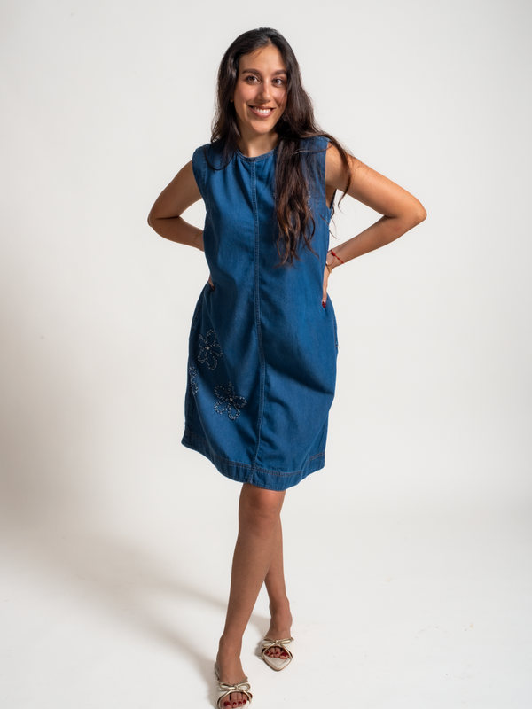 VESTIDO LIDIA - AZUL