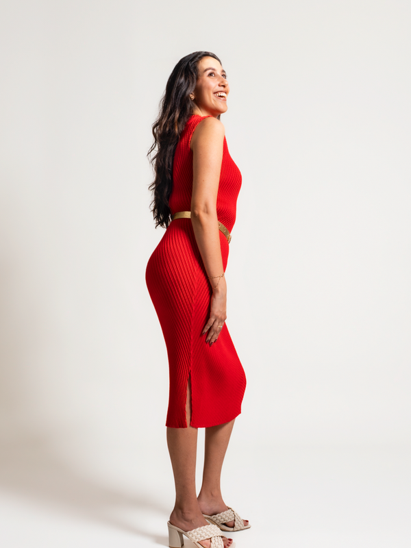 VESTIDO CHLOE - ROJO