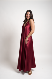 VESTIDO JESSICA - BORGOÑO