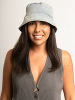 BUCKET HAT DENIM -  CELESTE - Thumbnail 1