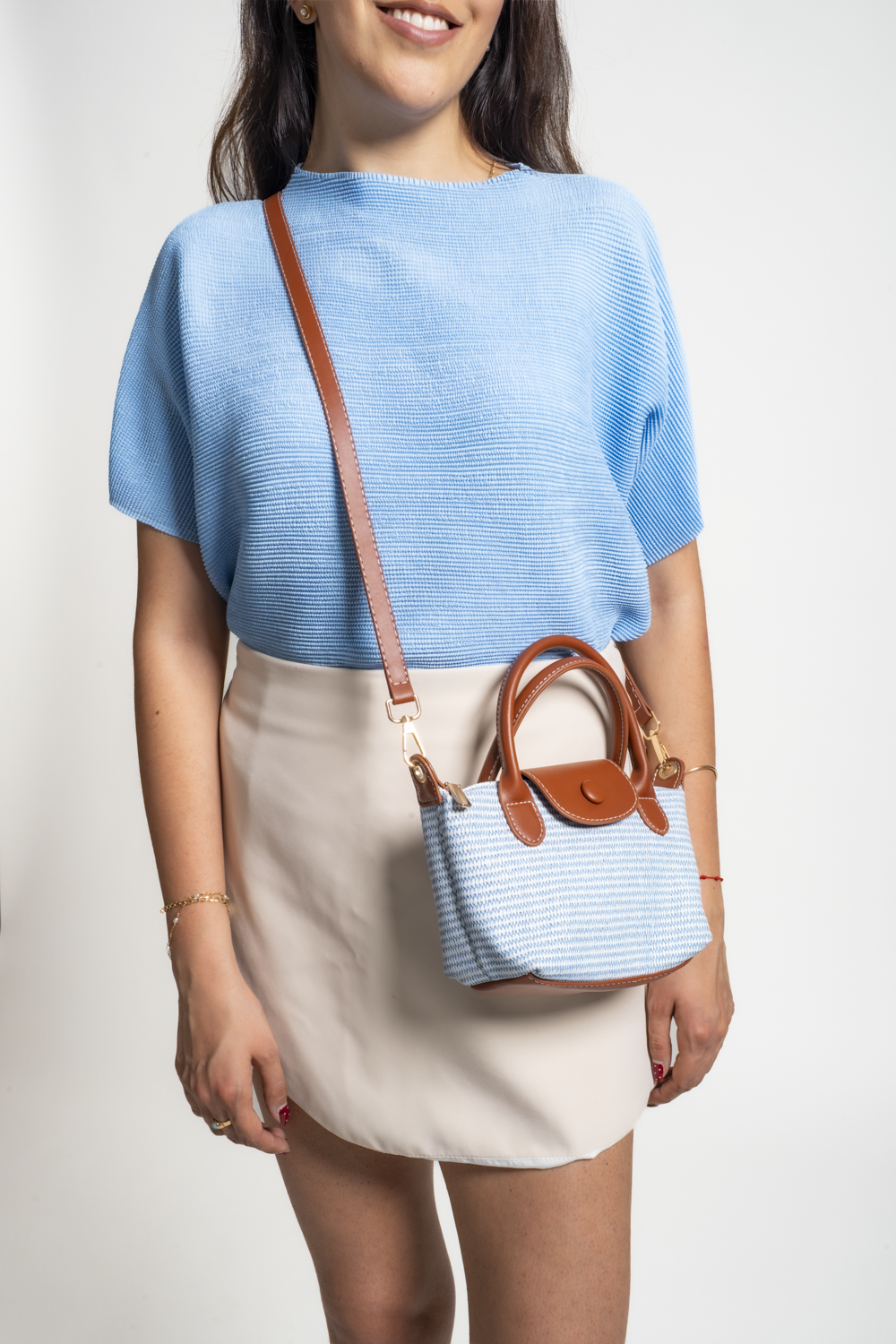 CARTERA VIOLETA - CELESTE