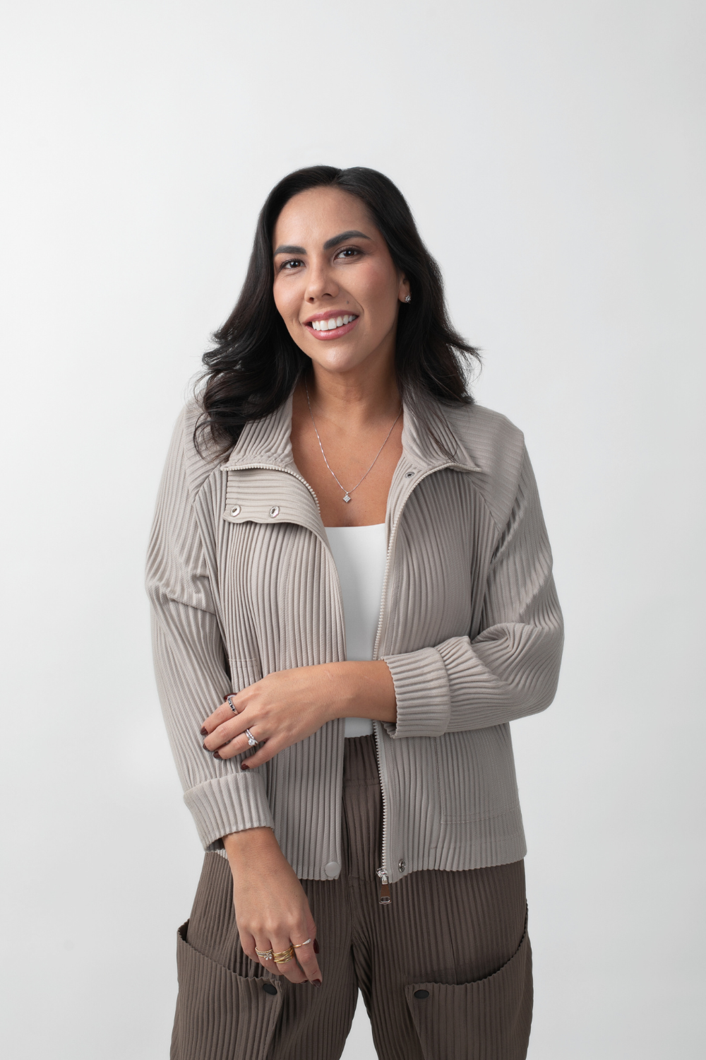 CASACA AURA - BEIGE - Gallery 1