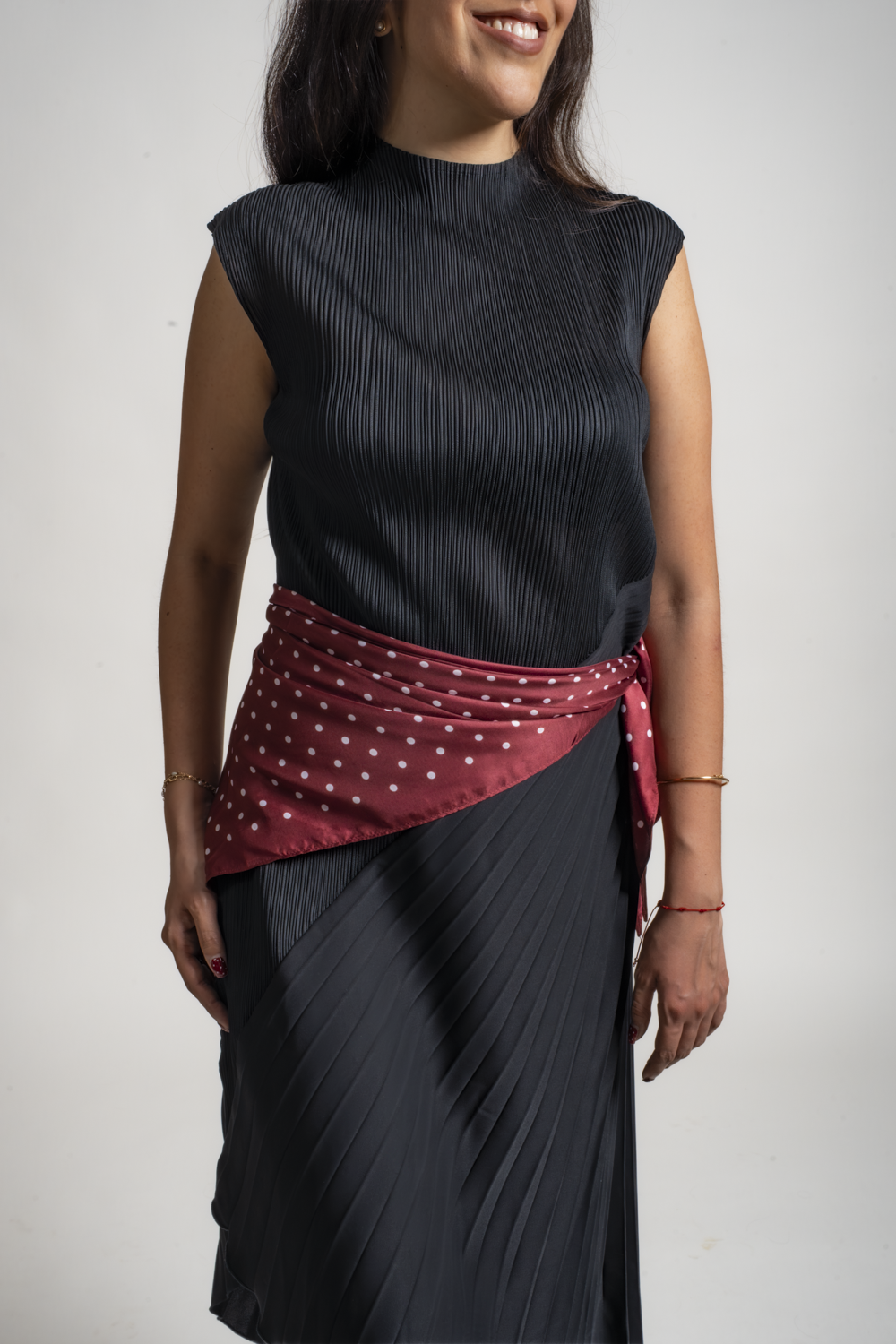 PAÑUELO SABRINA - BORGOÑO