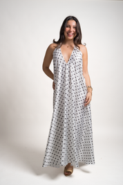 VESTIDO JESSICA - POLKA DOTS BLANCO