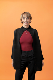 BLUSA LARGA AMARA - NEGRO