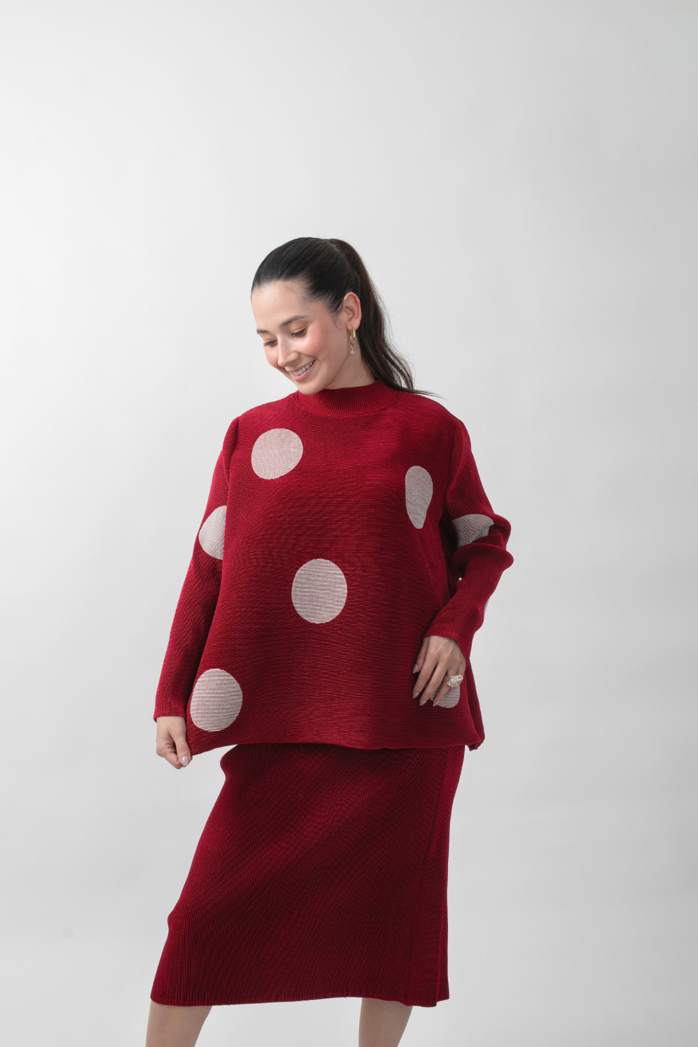 FALDA VERA - ROJO