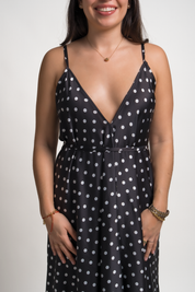 VESTIDO JESSICA - POLKA DOTS NEGRO