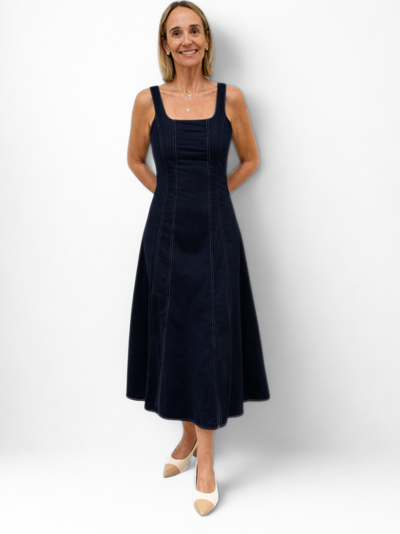 VESTIDO JULIA - AZUL - Image 3