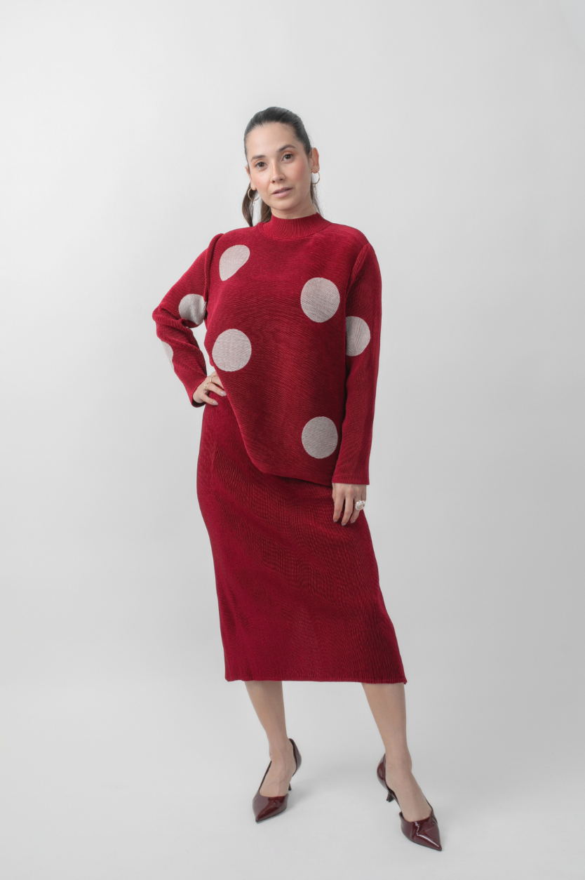 FALDA VERA - ROJO