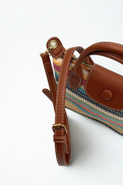 CARTERA VIOLETA - MULTICOLOR