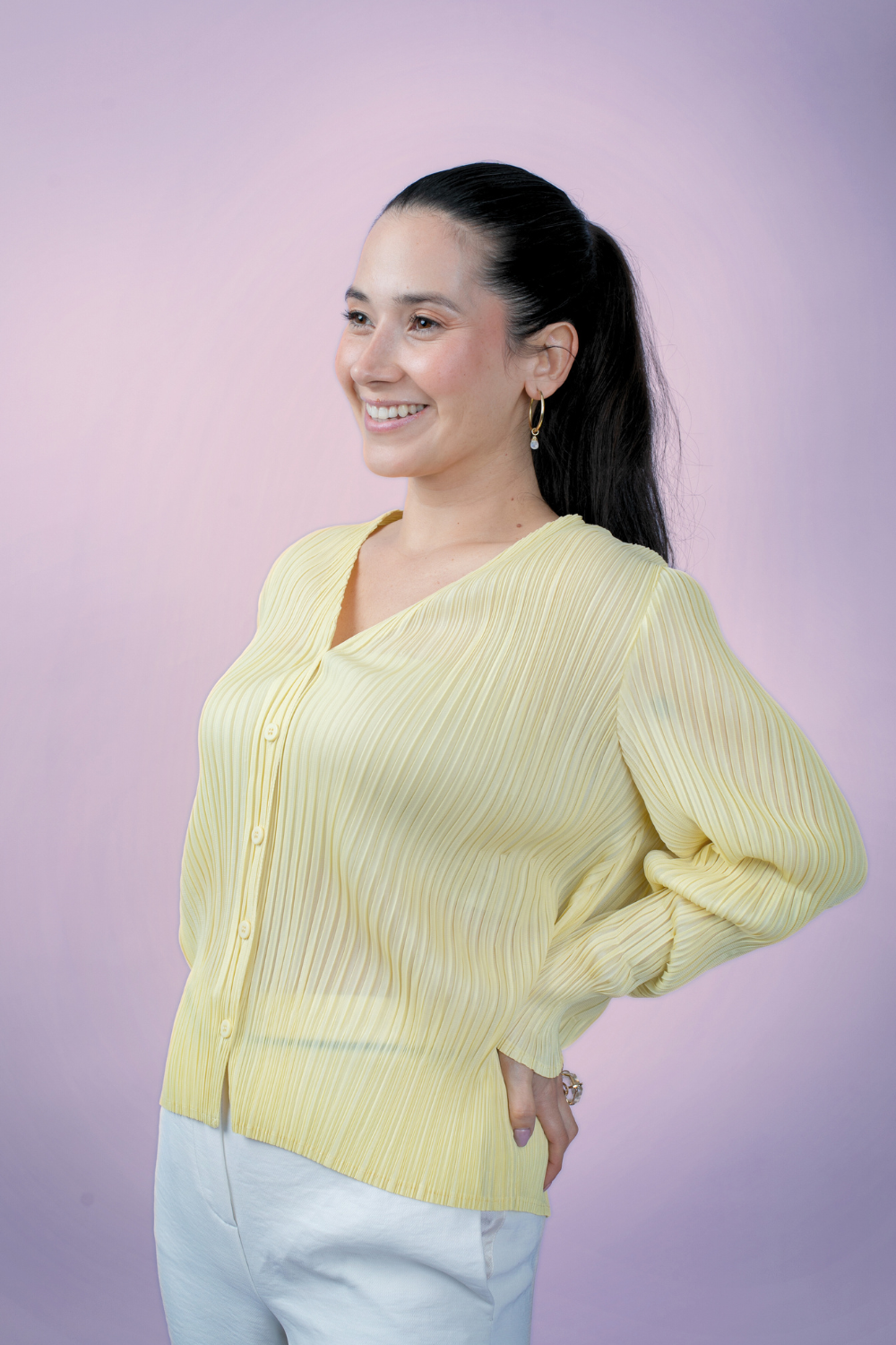 BLUSA INES - AMARILLO