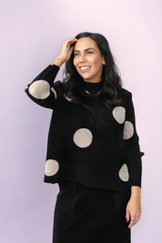 SWEATER LUNARES - NEGRO