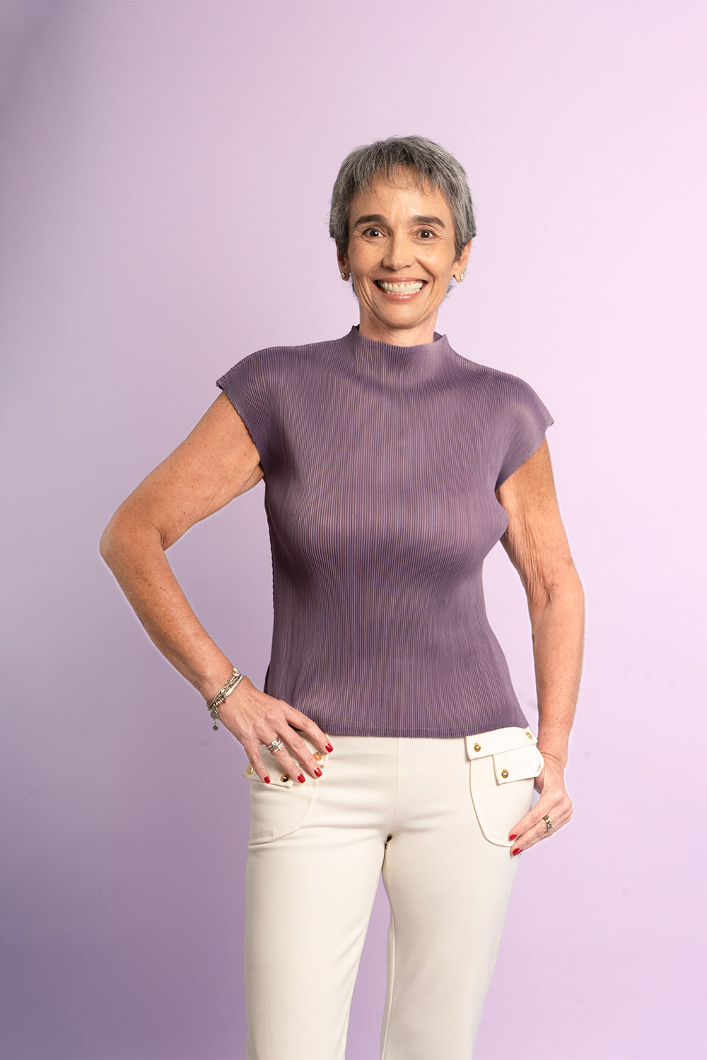 BLUSA ALINA - MORADA