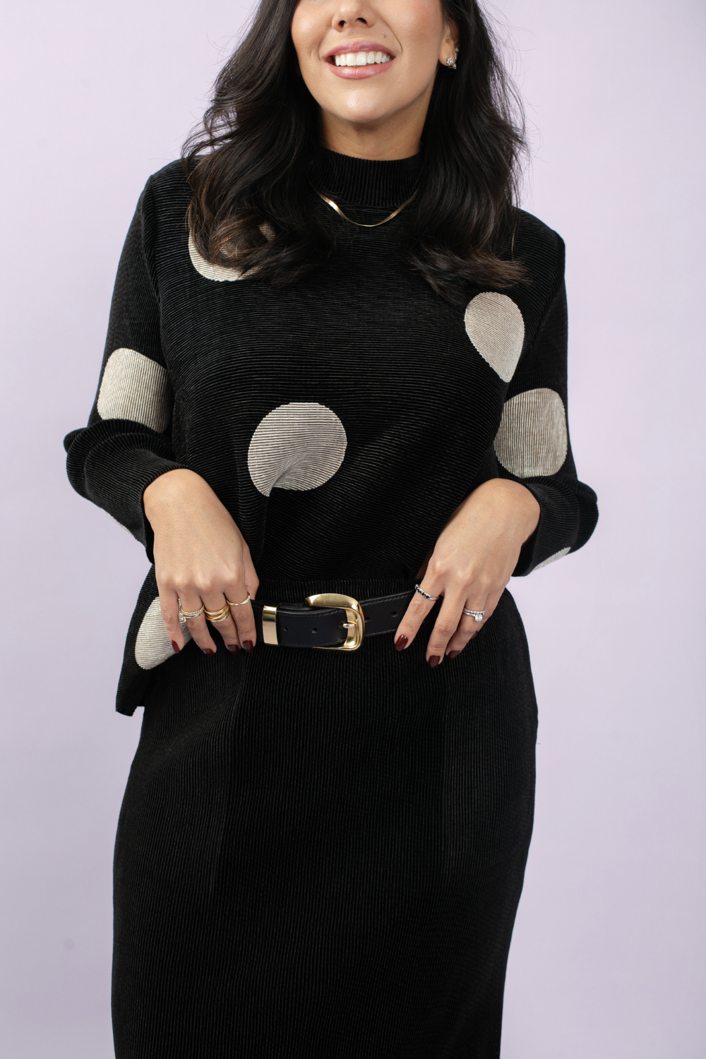 SWEATER LUNARES - NEGRO