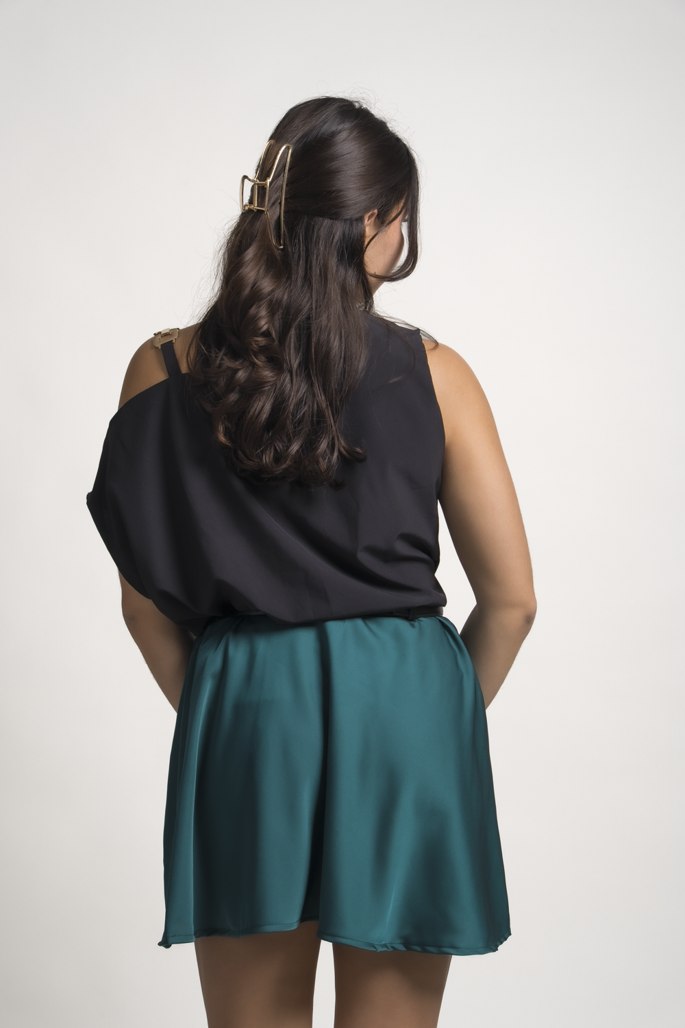 FALDA ALEXANDRA - VERDE ESMERALDA