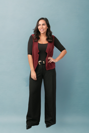 CHALECO CLARA - BORGOÑO