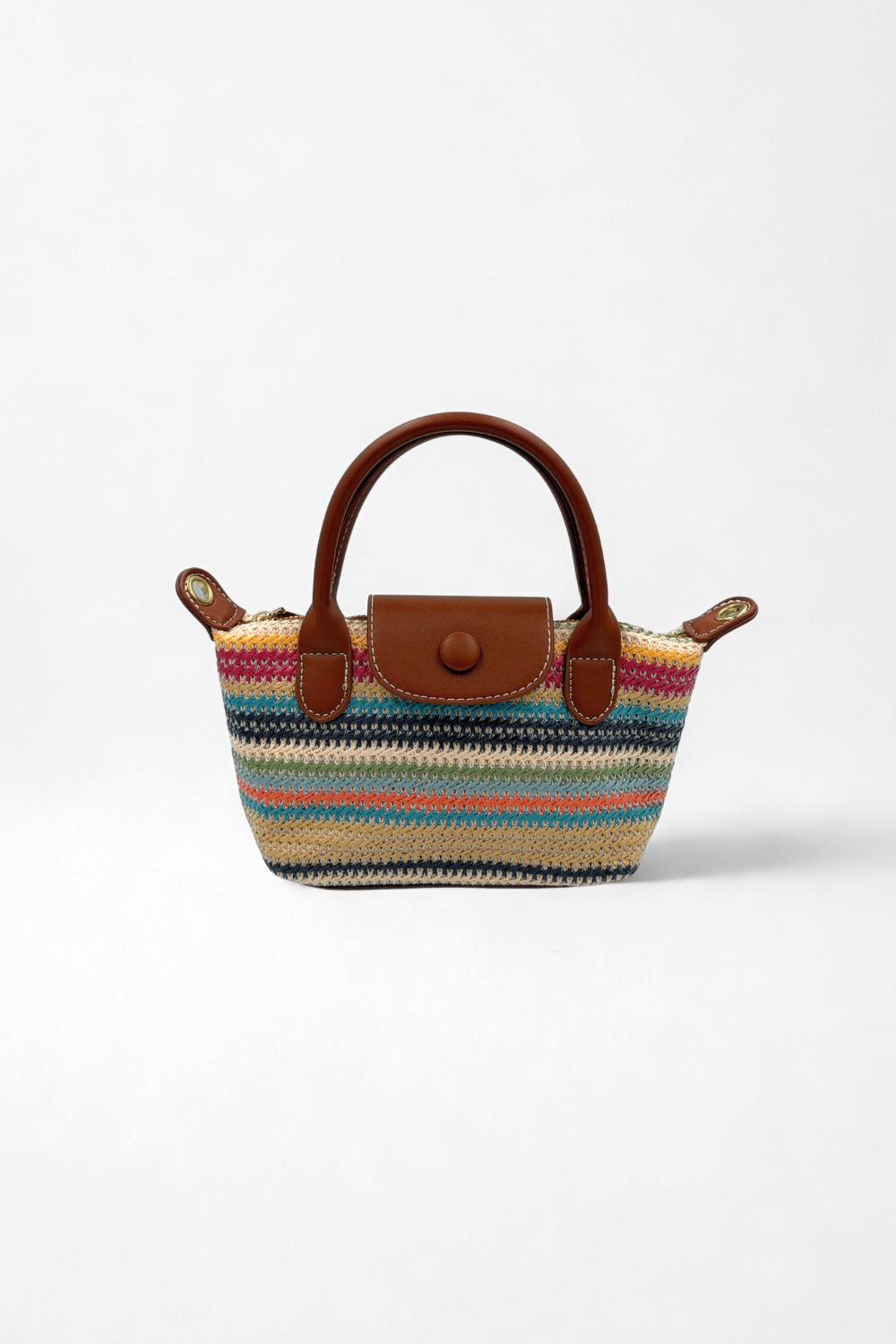 CARTERA VIOLETA - MULTICOLOR