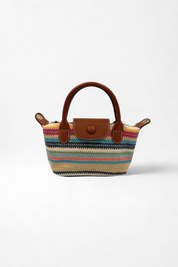 CARTERA VIOLETA - MULTICOLOR