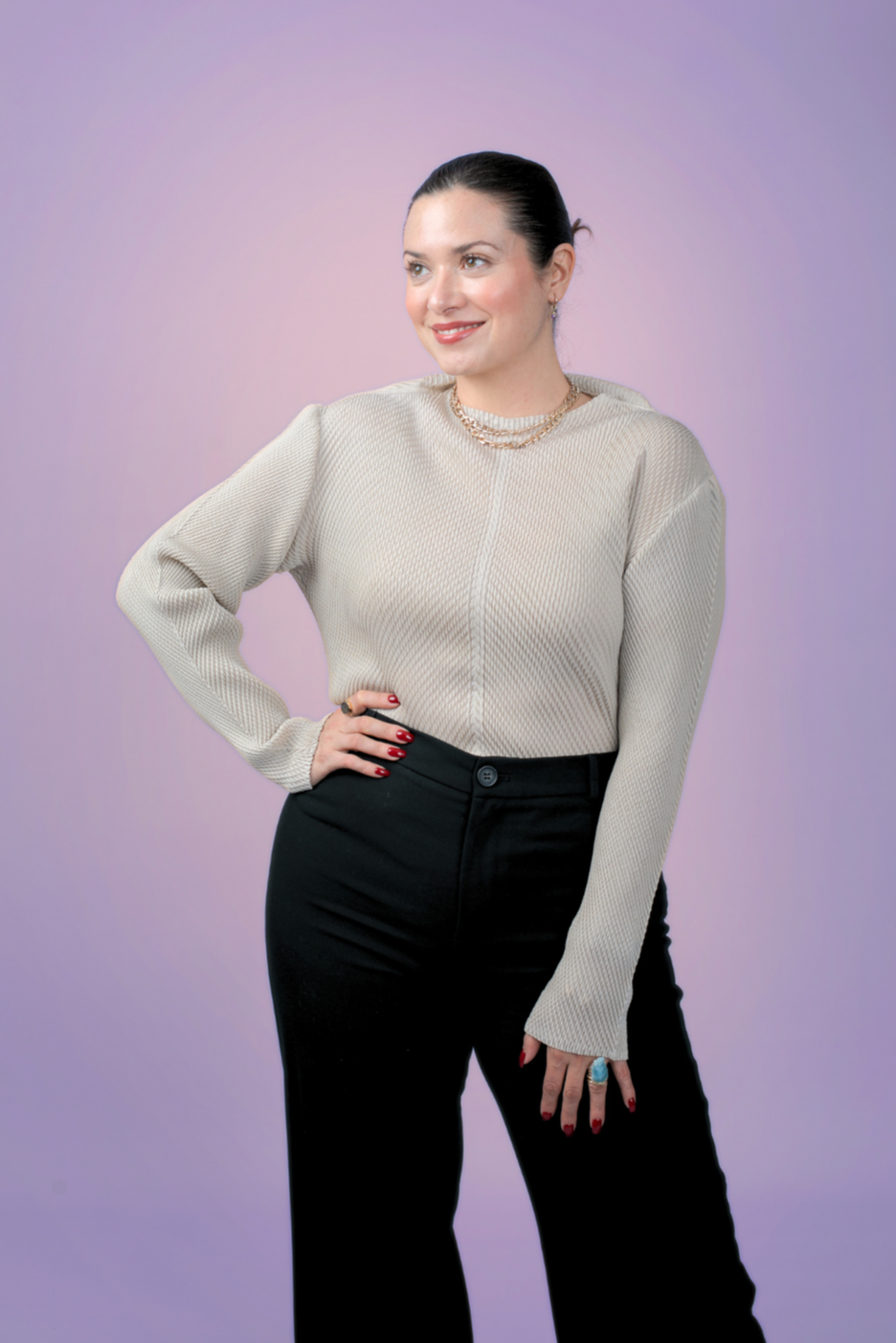 BLUSA ESENCIA - BEIGE - Gallery 2