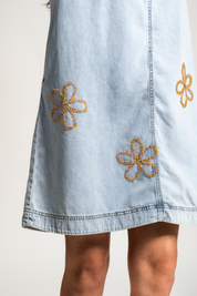 VESTIDO LIDIA - CELESTE