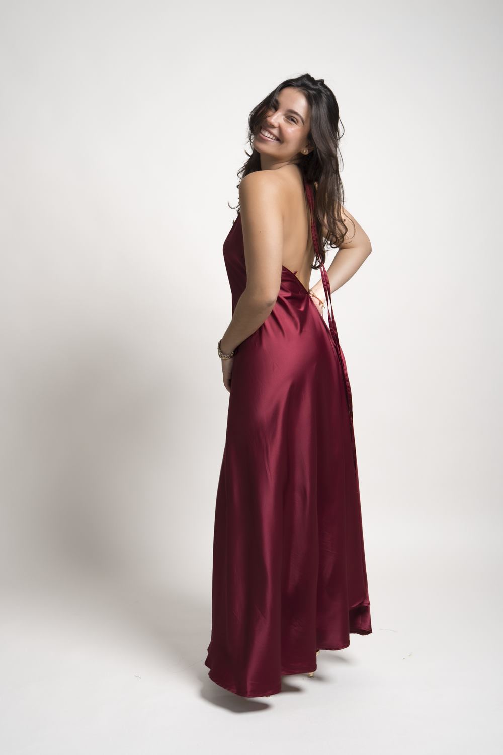 VESTIDO JESSICA - BORGOÑO