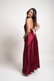 VESTIDO JESSICA - BORGOÑO