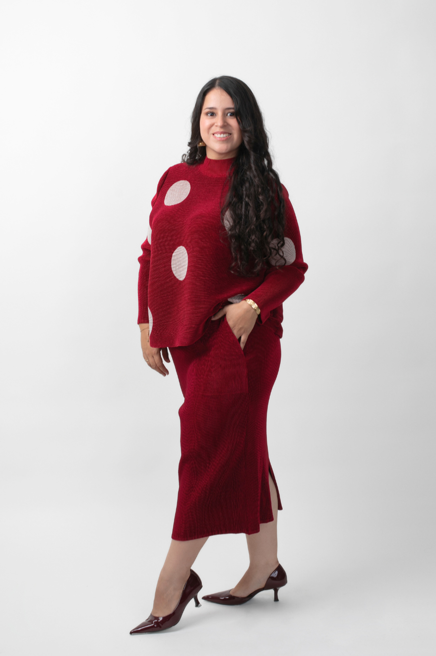 FALDA VERA - ROJO