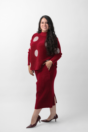 FALDA VERA - ROJO