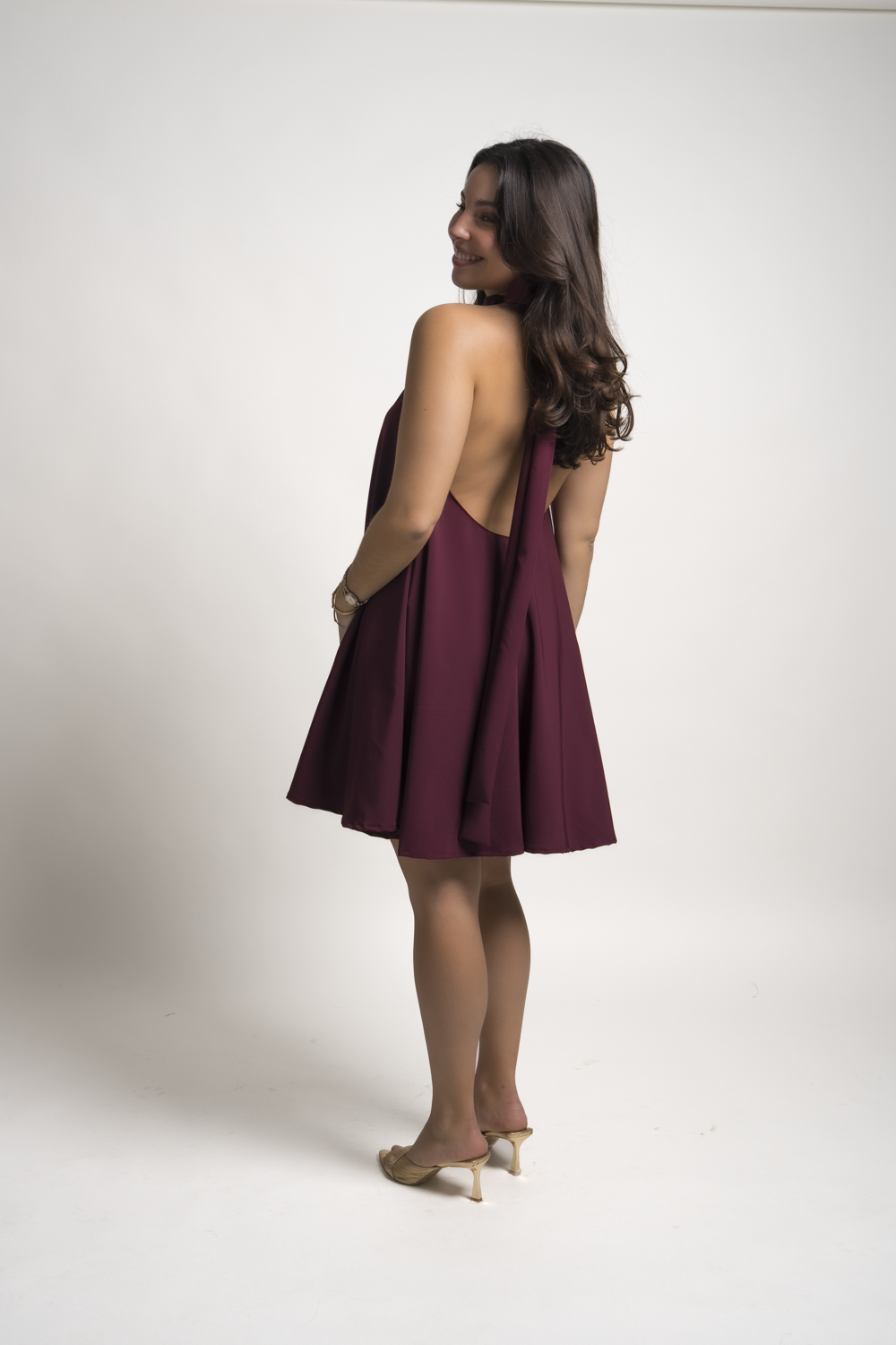 VESTIDO DANNA - BORGOÑO