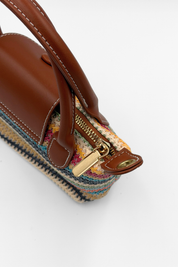 CARTERA VIOLETA - MULTICOLOR