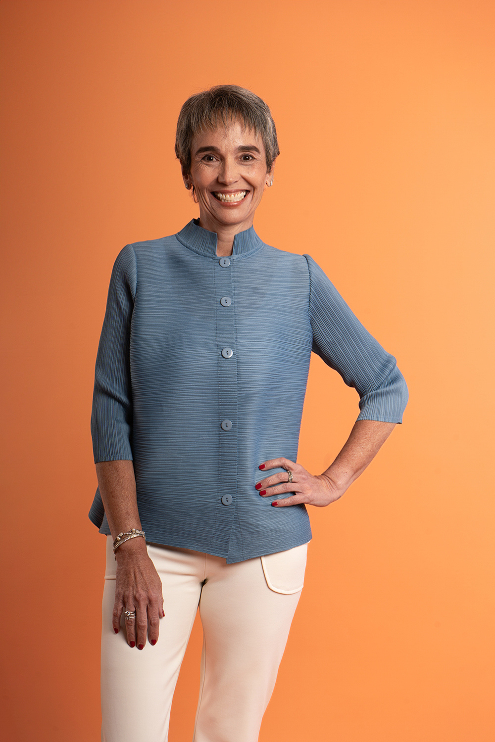 BLUSA PALOMA - CELESTE