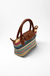 CARTERA VIOLETA - MULTICOLOR