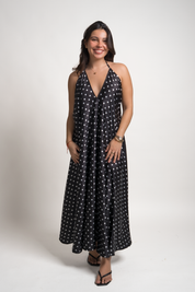 VESTIDO JESSICA - POLKA DOTS NEGRO