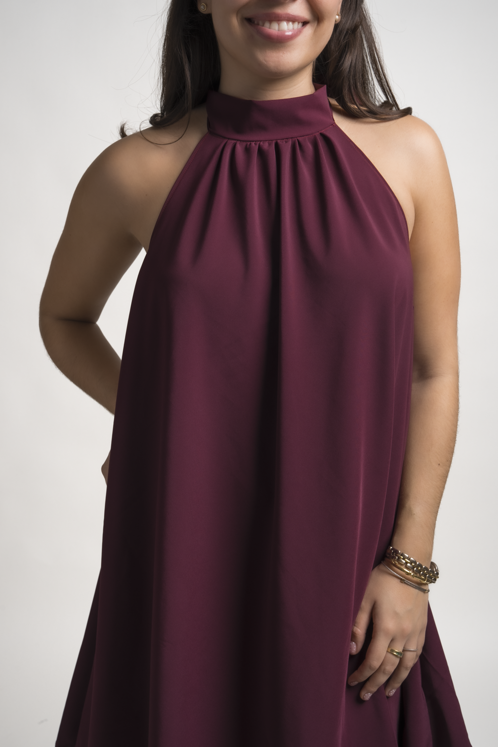 VESTIDO DANNA - BORGOÑO