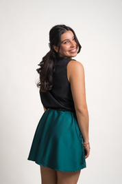 FALDA ALEXANDRA - VERDE ESMERALDA