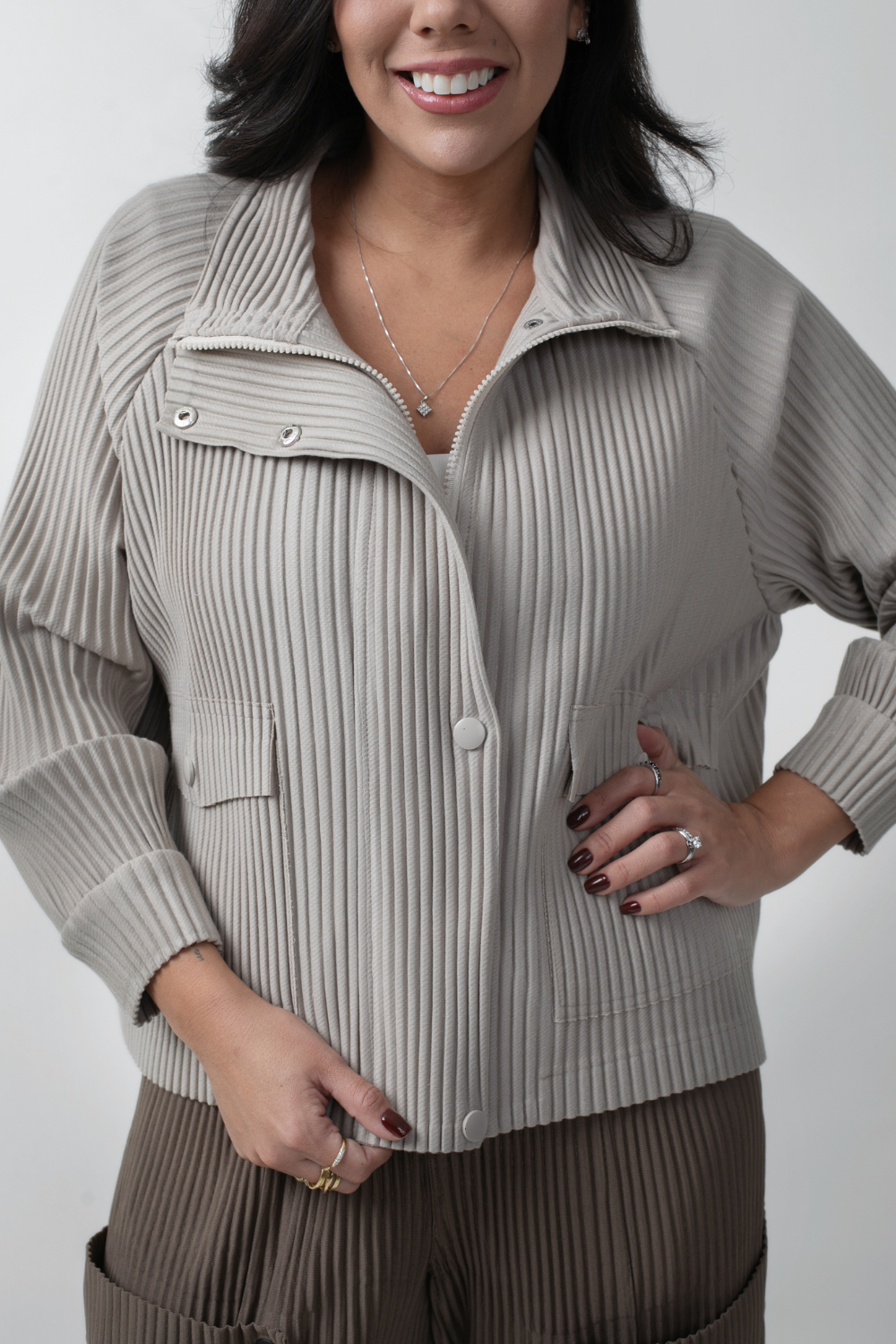 CASACA AURA - BEIGE - Gallery 6