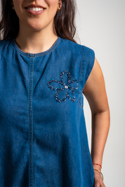 VESTIDO LIDIA - AZUL