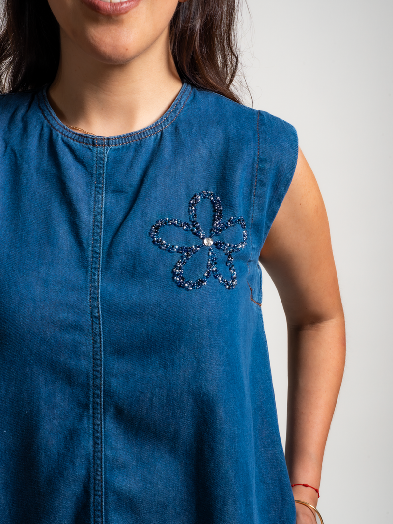 VESTIDO LIDIA - AZUL - Image 3