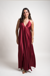 VESTIDO JESSICA - BORGOÑO