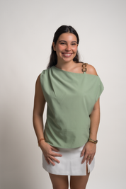 BLUSA ROXI - VERDE PISTACHO
