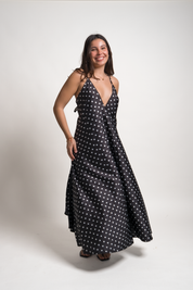 VESTIDO JESSICA - POLKA DOTS NEGRO