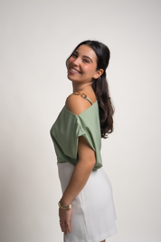 BLUSA ROXI - VERDE PISTACHO