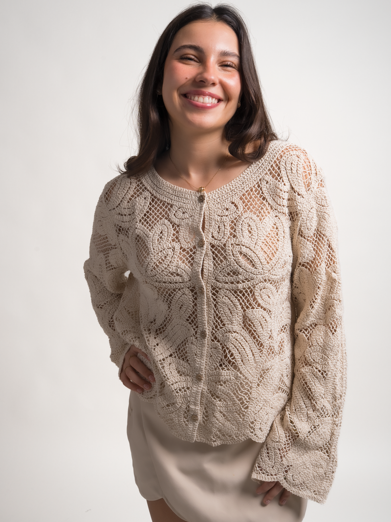 CHAQUETA EMILIA - BEIGE - Image 1