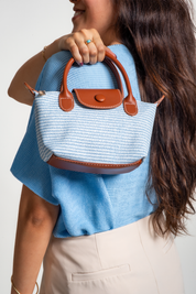 CARTERA VIOLETA - CELESTE