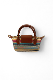 CARTERA VIOLETA - MULTICOLOR