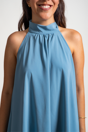 VESTIDO DANNA - AZUL ACERO