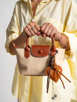 CARTERA VIOLETA - BEIGE - Thumbnail 4