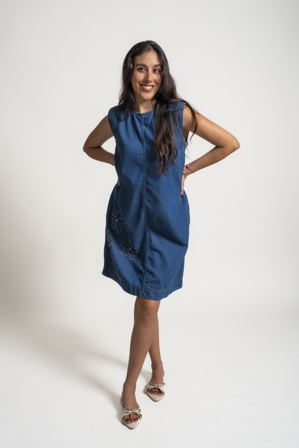 VESTIDO LIDIA - AZUL - Gallery 1