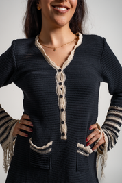 VESTIDO CARMEN - NEGRO